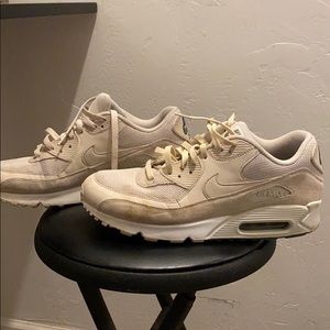 Nike air max 90 light cream.   size 11.5